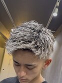 ジェットツイスト/ツイストパーマ/ホワイトメッシュ