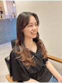 大人のロングレイヤー