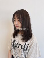 ビーヒアナウ N゜03 金沢駅西店(BE HERE NOW) 【韓国ヘア/レイヤーカット/ブラウンカラー】