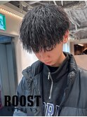 MEN’S HAIR/波巻ツイストスパイラル/フェザーパーマ/眉毛/渋谷