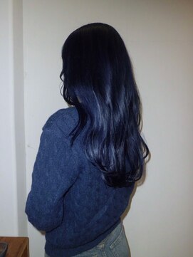 大人可愛いスモーキーカラー透け感フェミニティなみなみウェーブ