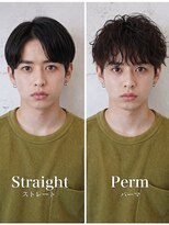 メイキー メンズ 本厚木(MA-IKI)&nbsp;20代/ツーブロックパーマストレートビジネス/メイキー本厚木