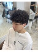 ルーズパーマ(ウルフスタイル)
