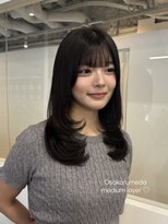 トレ バイ ソイ 大阪梅田(tre by soi) ボリュームたっぷりミディアムレイヤー