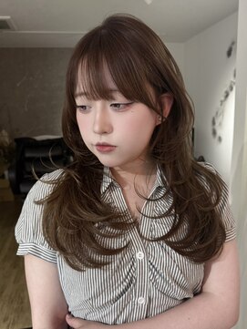 エトワ 中央店(etoi) 大分韓国かき上げレイヤーカット大人レイヤー顔まわりレイヤー