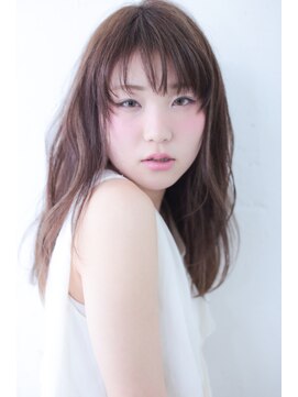 ブルーフェーセス 表参道(blue faces) 『bluefaces』ミルキーアッシュベージュ 濡れ髪スタイル