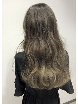 バベル(BABEL Hair Design) 【BABEL】グレージュグラデーションカラー@大生真吾