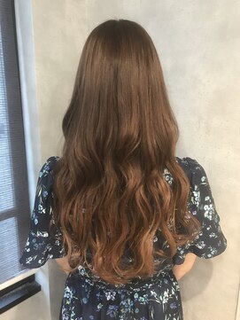 アンククロス 表参道(ANKH CROSS) ロアエクステ60枚×オレンジベージュ【ANKH CROSS表参道】