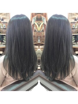 プラーチェ 古淵店(Plaatje) イルミナカラー × モノトーン グレージュ