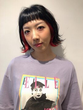 ヘアーワークス ヘルム 渋谷店(HAIR WORKS HELM) inner RED