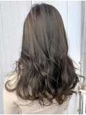 グレージュロング_ローライトスリークボブ厚めバング_ba286361