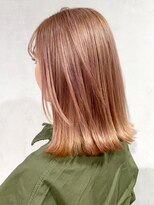 アイティー バイ アルバム 中野店(IT by ALBUM) ピンクミディ_耳かけウェーブパーマフォギーベージュ_ba279321