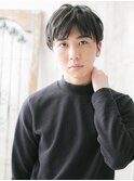 マットな質感◎黒髪クラウドマッシュ束感カットK