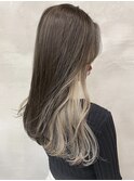 オリーブグレージュ×ホワイトベージュ (OIKAWA)