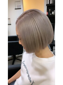 ラフ 難波店(LAFF) #黒髪#ボブルフ#ネビージュ#小顔#ワンレン