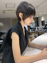 ロンドブルーム 天神大名店(Lond Bloom) 夏ショート/横顔美人ショート/ヌーディーカラー