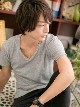 カバーヘア イヴ 戸頭店(COVER HAIR EVE) 大人ボブウルフサイドグラデーションマッシュc5戸頭20代30代40代