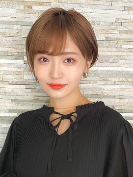 ロビー 表参道(ROBBY) 前髪あり/20代30代40代/ひし形レイヤーショートボブ/表参道