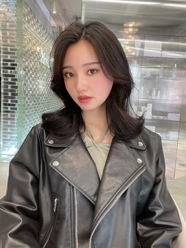 ジーナ 名駅(XENA.) 《xena/中島》韓国レイヤースタイル×ブラックグレージュ