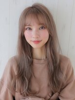 アグ ヘアー ダリア 喜多方店(Agu hair dahlia)&nbsp;《Agu hair》透け感ラベンダーベージュゆるロング