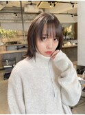 【December】髪質改善×ブリーチ無し透け感グレージュ