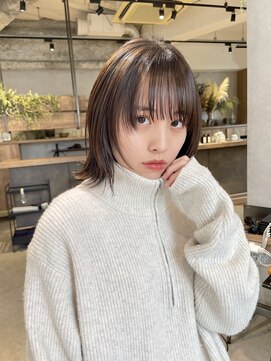 ディッセンバー 渋谷(December) 【December】髪質改善×ブリーチ無し透け感グレージュ