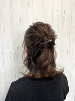 ヘアー リードレス(hair Re:dress)&nbsp;ボブ×ハーフアップアレンジゆるふわ