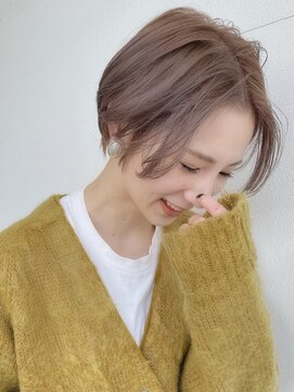 ラヴィズム 松崎店(LUVISM) ショートカット丸みショート耳掛けひし形小顔 10代20代30代