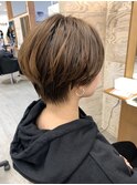 ショートスタイル/髪質改善縮毛矯正/髪質改善/韓国風/韓国ヘア