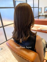 マーリャヘアー(mallia hair)&nbsp;セミロングレイヤー