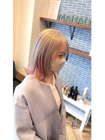 エンカウントバイマハロ 千葉(encount by mahalo)&nbsp;ミルクティーカラー×ピンク