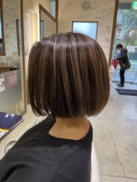 ブランシェ 高蔵寺店(BRANCHE) ☆ボブ×ハイライトカラー☆【北川】