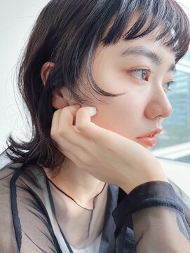 ホォレ 豊中店(fore) オリーブベージュショートミニボブグレージュブリーチレイヤー