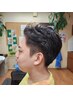 ツーブロメンテナンス　目安（バリカン６～３ｍｍくらいまで）～サイドのみ～