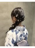 #浴衣ヘア