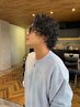【メンズカット+パーマ+眉毛カット】11,,000円 