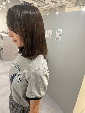 ノウハウ キョウト(KNOWHOW kyoto) 顔周りレイヤー/透明感カラー/ボブ