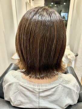 リシェールグリーン 越谷花田店(RICHAIR GREEN) 前髪/アンブレラカラー/こなれミディ/イメチェン/ウェーブパーマ