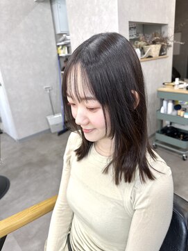 ユニル(unir) 【unir】縮毛矯正リタッチ＋顔周りカット★