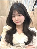 韓国風/レイヤー/小顔/前髪カット/髪質改善/グレージュ/透明感