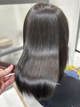 リュドール 春日井店(Rue D'or) Rue D'or春日井×櫻枝  ミディアム×美髪縮毛矯正