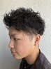 ショートスタイルでもOK! カット＋ピンパーマ