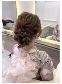 浴衣にに合うアップスタイル♪