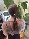 ヘアアレンジ/ヘアセット/お呼ばれヘア/結婚式ヘア