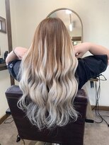 ガルボ ヘアー(garbo hair) ハイトーン エクステ バレイヤージュ 10代 20代