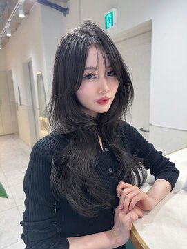 ラベル 渋谷(LAVEL) 小顔顔まわりレイヤーカット/ワンホンレイヤー20代30代