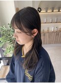 顔周りカット/韓国風カット/透明感カラー/zina博多筑紫口