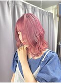 【ブリーチ1回】やわらかピンク♪