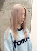 韓国風ミルクティーベージュブラウンカラーグレージュカラー
