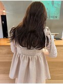 透明感髪質改善ベージュダブルカラーミルクティーグレージュ